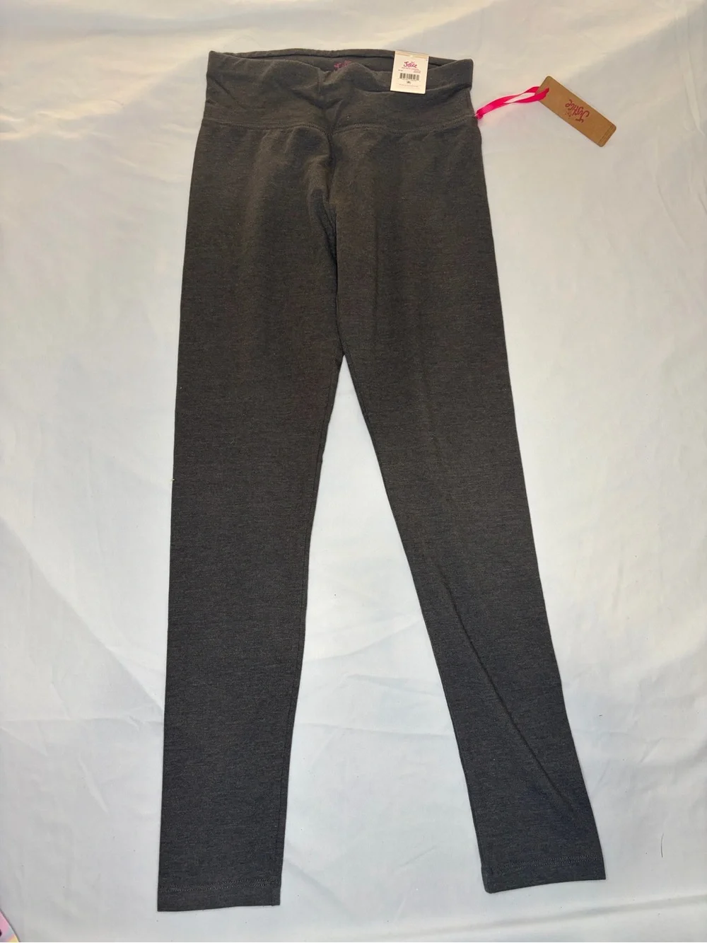 Lot of 3 Justice Girls' Tie-Dye, Gray & Black Leggings Size L 12/14 New